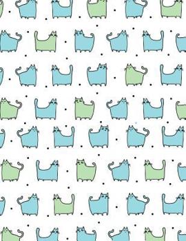 Paperback Cats Notebook - Wide Ruled: 8.5 x 11 - 200 Pages Book