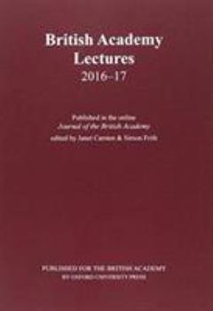 Paperback British Academy Lectures, 2016-17 Book