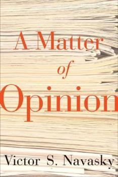 Hardcover A Matter of Opinion Book