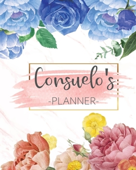 Consuelo's Planner: Monthly Planner 3 Years January - December 2020-2022 | Monthly View | Calendar Views Floral Cover - Sunday start