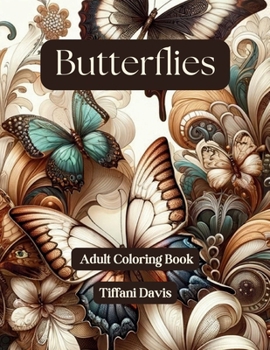 Paperback Butterflies: Adult Coloring Book