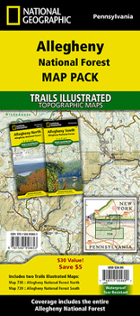 Loose Leaf Allegheny National Forest [Map Pack Bundle] Book
