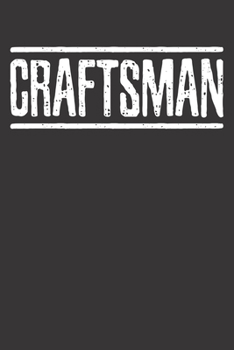 Paperback Notebook: Craftsman Dot Grid 6x9 120 Pages Book