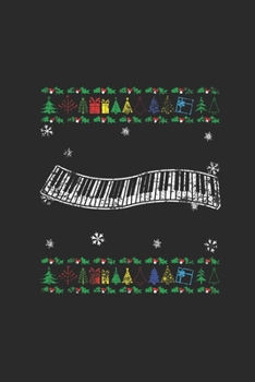 Christmas Piano: Blank Lined Notebook (6" x 9" - 120 pages) ~ Christmas Themed Notebook for Daily Journal, Diary, and Gift
