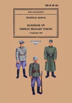 Paperback Handbook on German Military Forces 1943 Book