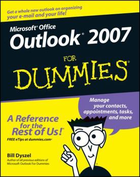 Paperback Microsoft Office Outlook 2007 for Dummies Book