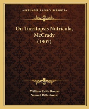 Paperback On Turritopsis Nutricula, McCrady (1907) Book