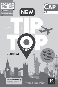 Paperback New Tip Top ENGLISH CAP - Ed. 2020 - Corrigé (French Edition) [French] Book