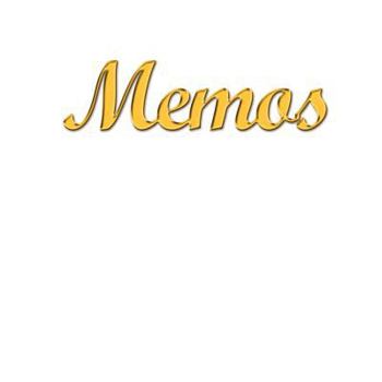 Paperback Memos Book