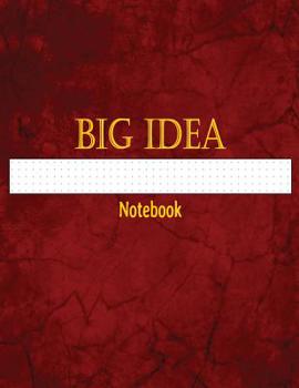 Paperback Big Idea Notebook: 1/5 Inch Cross Grid Graph Ruled Book