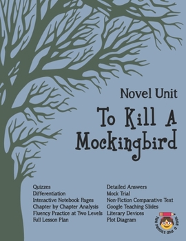 Paperback To Kill a Mockingbird Novel Unit - Print and Go Book