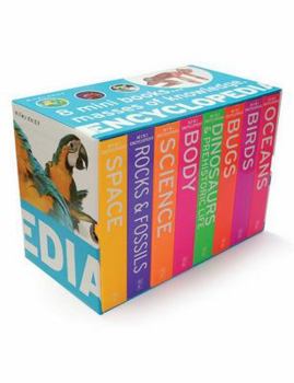 Paperback Mini Encyclopedia - 8 Subjects Boxed Set: Birds, Body, Bugs, Dinosaurs, Oceans, Rocks & Fossils, Scien Book