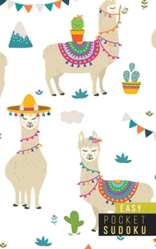 Pocket Sudoku Easy: 158 Easy Sudoku Puzzles - Pocket Sudoku Puzzle Books - Large Print Sudoku Puzzle Books For Adults - Sudoku For Seniors - Travel Size - Alpacas