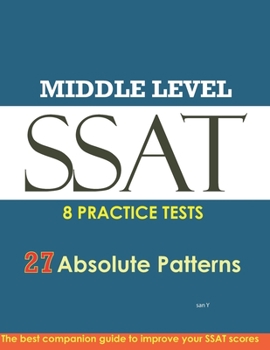 Paperback SSAT Absolute Patterns Middle Level Book