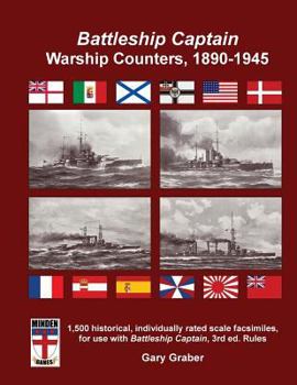 Paperback Battleship Captain Warship Counters, 1890-1945 Book