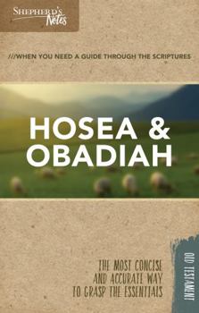 Paperback Shepherd's Notes: Hosea, Obadiah Book