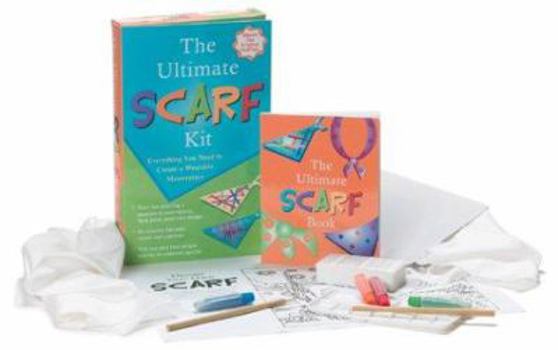 Paperback Ultimate Scarf Kit [With Scarfs, Fabric Paints, Template & Designs] Book