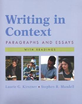 Paperback Writing in Context: Paragraphs and Essays with Readings Book