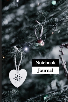 Notebook Journal: Lined Notebook Journal - Black and White  Christmass Photo - 6x9 inches - Cute gift  - Journal, Notebook, Diary, Composition Book