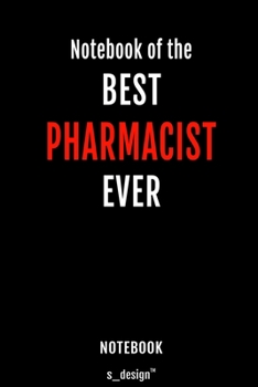 Notebook for Pharmacists / Pharmacist: awesome handy Note Book [120 blank lined ruled pages]