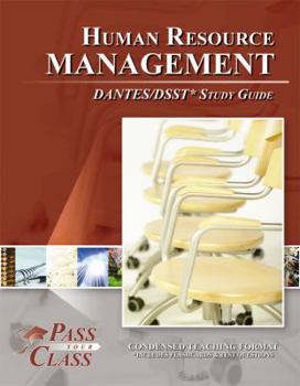 Paperback Human Resource Management DSST / DANTES Test Study Guide Book