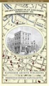 Map James Drake's Street Plan and Index of Birmingham 1832 Book