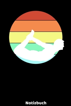 Yoga Notizbuch: Yoga Notizbuch mit Männer Silhouette und 120 linierten ca. DIN A5 Seiten. Für Yoga Fans Schüler und Lehrer, die ihre Notizen und ... für Freunde (German Edition)