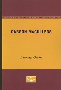 Carson McCullers - Book #84 of the Pamphlets on American Writers