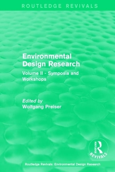 Paperback Environmental Design Research: Volume two symposia and workshops Book