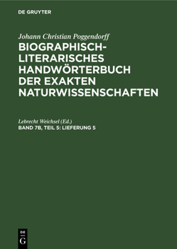 Hardcover L - M, Lieferung 5 [German] Book