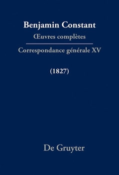 Correspondance Générale 1827