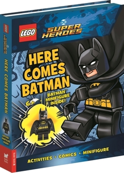 Hardcover Legoâ(r) DC Super Heroesâ"[ Here Comes Batman (with Batmanâ"[ Minifigure) Book