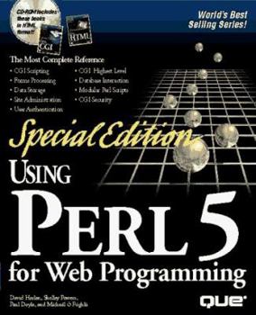 Paperback Special Edition Using Perl 5 for Web Programming [With *] Book