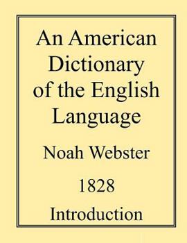Paperback An American Dictionary of the English Language Book