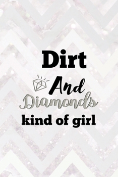 Dirt And Diamonds Kind Of Girl: Notebook Journal Composition Blank Lined Diary Notepad 120 Pages Paperback Pink Zigzag Diamonds