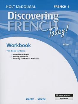 Paperback Student Edition Workbook Level 1 [French] Book