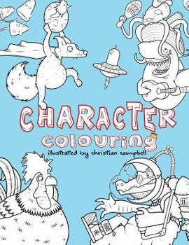 Paperback character colouring Book