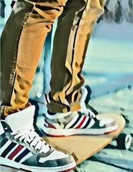 Skateboarding Sketchbook and Journal Notebook Combo: A sketchbook, daily diary, composition book combo, gift idea for someone who loves to skateboard!!