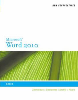 Paperback New Perspectives on Microsoft Word 2010: Brief Book