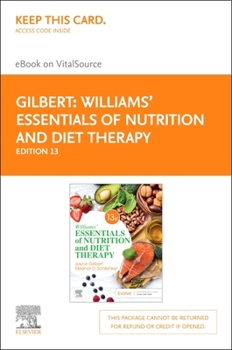 Printed Access Code Williams' Essentials of Nutrition & Diet Therapy - Elsevier eBook on Vitalsource (Retail Access Card): Williams' Essentials of Nutrition & Diet Therap Book
