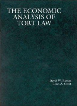 Paperback Barnes and Stout's Economic Analysis of Tort Law Book