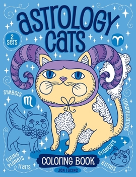 Paperback Astrology Cats Coloring Book