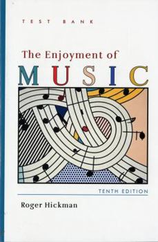Paperback Enjoyment of Music: Test Item File Book
