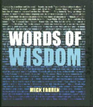 Hardcover Words of Wisdom Book