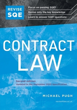 Paperback Revise SQE Contract Law: SQE1 Revision Guide 2nd ed Book