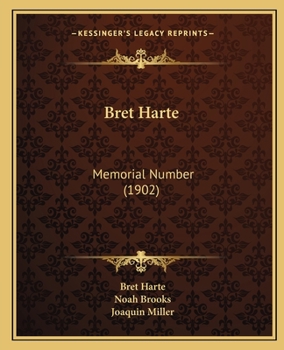 Paperback Bret Harte: Memorial Number (1902) Book