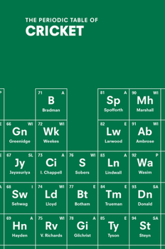 Paperback The Periodic Table of Cricket Book