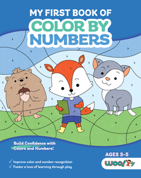 Paperback My First Book of Color by Numbers: (Build Confidence with Colors and Numbers) Book