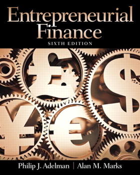 Paperback Entrepreneurial Finance Book