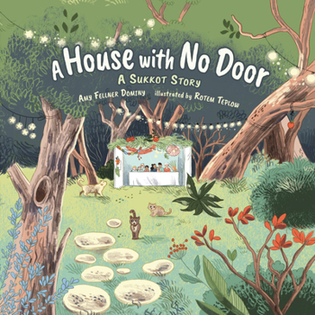 Hardcover A House with No Door: A Sukkot Story Book